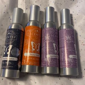 4 Scentsy room sprays